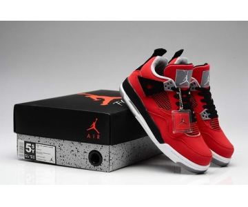 Wholesale Cheap WMS Jordan 4 Red Bull Shoes Red