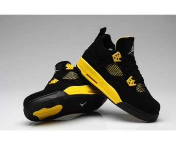 Wholesale Cheap WMS Jordan IV(4) Shoes Yellow/Black