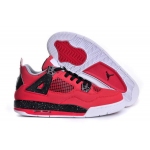 Wholesale Cheap Womens Air Jordan 4 (IV) Retro Shoes Dark Red/black-white