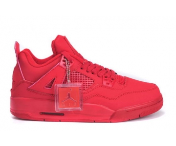 Wholesale Cheap Womens Jordan 4 Shoes china red