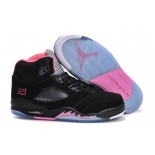 Wholesale Cheap WMNS Jordan 5 Shoes black/pink