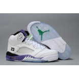 Wholesale Cheap WMS Jordan V Shoes Deep purple/White