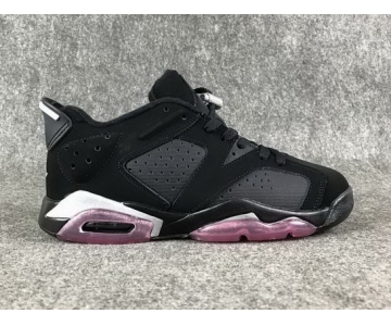 Wholesale Cheap Air Jordan 6 GS Low Sun Blush Black/White-Pink