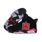 Wholesale Cheap Air Jordan 6 (VI) Retro Women Infrared Shoes black/Infrared