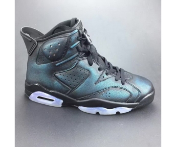 Wholesale Cheap Womens Jordan 6 Chameleon Black/Green