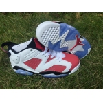 Wholesale Cheap Womens Jordan 6 Low Shoes Carmine Red/White-Black