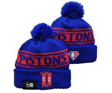 Detroit Pistons Knit Hats 004