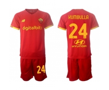 Men Roma Soccer #24 Jerseys