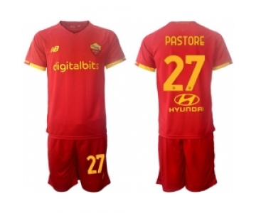 Men Roma Soccer #27 Jerseys
