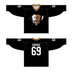 Shore #69 Black Sudbury Bulldogs Hockey Jersey