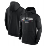 Men's Washington Commanders 2022 Black Crucial Catch Therma Performance Pullover Hoodie