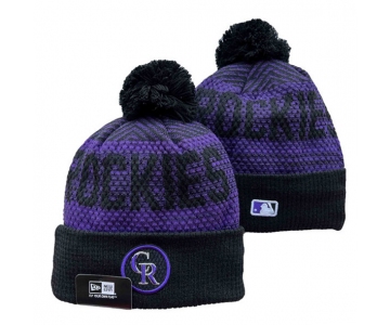 Colorado Rockies Knit Hats 005