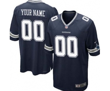 Kids' Nike Dallas Cowboys Customized Blue Game Jersey