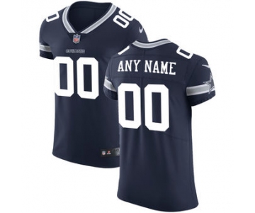 Men's Dallas Cowboys Nike Navy Vapor Untouchable Custom Elite Jersey