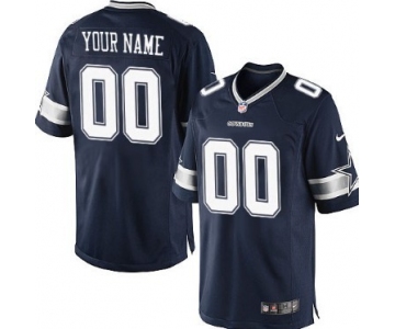 Men's Nike Dallas Cowboys Customized Blue Limited Jersey