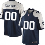 Men's Nike Dallas Cowboys Customized Blue Thanksgiving Limited Jersey