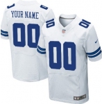 Men's Nike Dallas Cowboys Customized White Elite Jersey