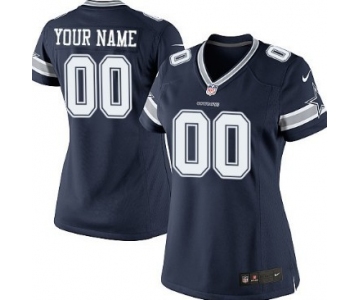 Women's Nike Dallas Cowboys Customized Blue Limited Jersey