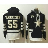 Men's Dallas Cowboys #55 Leighton Vander Esch NEW Navy Blue Pocket Stitched NFL Pullover Hoodie