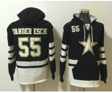 Men's Dallas Cowboys #55 Leighton Vander Esch NEW Navy Blue Pocket Stitched NFL Pullover Hoodie