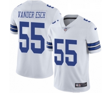 Men's Womens Youth Kids Dallas Cowboys #55 Leighton Vander Esch White Stitched NFL Vapor Untouchable Limited Jersey