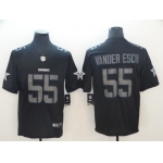 Nike Cowboys 55 Leighton Vander Esch Black Impact Rush Limited Jersey