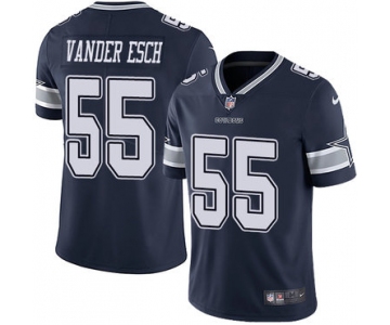 Nike Cowboys #55 Leighton Vander Esch Navy Blue Team Color Youth Stitched NFL Vapor Untouchable Limited Jersey