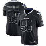 Nike Dallas Cowboys #55 Leighton Vander Esch Black Shadow Legend Limited Jersey