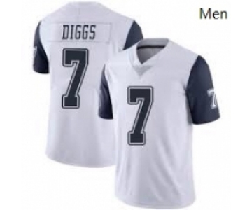 Men Nike Dallas Cowboys #7 Trevon Diggs Rush Stitched Jersey