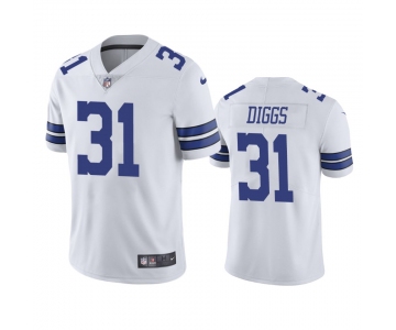 Men's Dallas Cowboys #31 Trevon Diggs White 2020 NFL Draft Vapor Limited Jersey