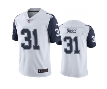 Men's Dallas Cowboys #31 Trevon Diggs White Color Rush Limited Jersey