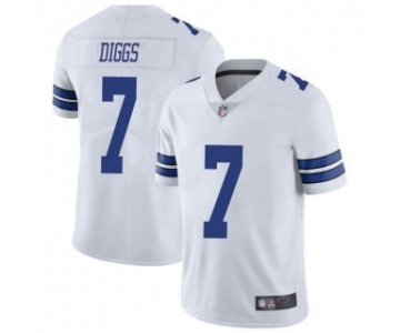 Men's White Dallas Cowboys #7 Trevon Diggs 2021 Vapor Limited Stitched Jersey