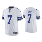 Men's Womens Youth Kids Dallas Cowboys #7 Trevon Diggs White Stitched NFL Vapor Untouchable Limited Jersey