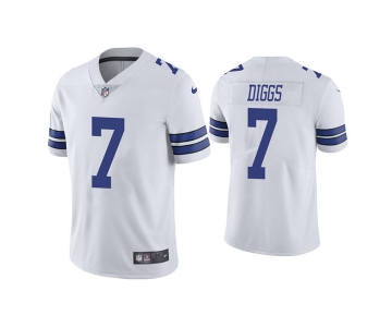 Youth Dallas Cowboys #7 Trevon Diggs White Vapor Untouchable Limited Stitched Jersey