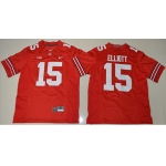 Buckeyes #15 Ezekiel Elliott Red Stitched Youth NCAA Jersey