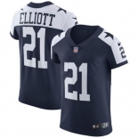 Men's Dallas Cowboys Ezekiel Elliott Nike Navy Alternate Vapor Untouchable Elite Jersey