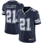 Men's Womens Youth Kids Dallas Cowboys #21 Ezekiel Elliott Navy Blue Stitched NFL Vapor Untouchable Limited Jersey