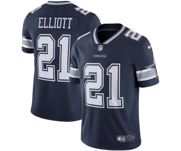 Men's Womens Youth Kids Dallas Cowboys #21 Ezekiel Elliott Navy Blue Stitched NFL Vapor Untouchable Limited Jersey