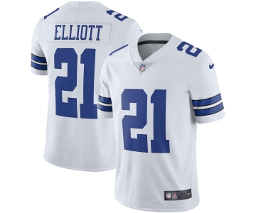 Men's Womens Youth Kids Dallas Cowboys #21 Ezekiel Elliott White Stitched NFL Vapor Untouchable Limited Jersey