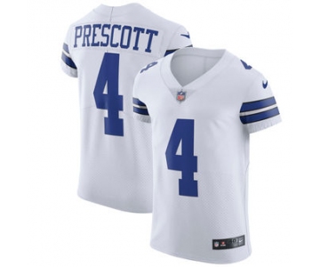 Men's Dallas Cowboys Dak Prescott Nike White Vapor Untouchable Elite Jersey