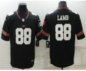 Men's Dallas Cowboys #88 CeeDee Lamb Black Mexico 2021 Vapor Untouchable Stitched Nike Limited Jersey