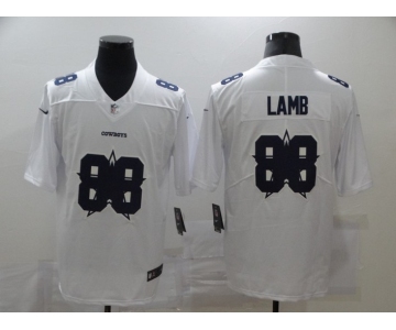 Men's Dallas Cowboys #88 CeeDee Lamb White 2020 Shadow Logo Vapor Untouchable Stitched NFL Nike Limited Jersey
