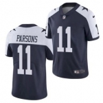 Men's Womens Youth Kids Dallas Cowboys #11 Micah Parsons Navy Blue Thanksgiving Stitched NFL Vapor Untouchable Limited Throwback Jersey