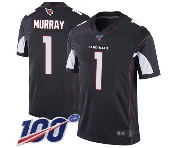 Cardinals #1 Kyler Murray Black Alternate Men's Stitched Football 100th Season Vapor Limited Jersey