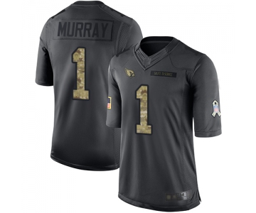 Cardinals #1 Kyler Murray Black Men's Stitched Football Limited 2016 Salute to Service Jersey