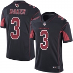 Men's Womens Youth Kids Arizona Cardinals #3 Budda Baker Black Stitched NFL Limited Rush Jersey