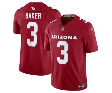 Mens Womens Youth Kids Arizona Cardinals #3 Budda Baker Nike Cardinal Vapor F.U.S.E. Limited Jersey