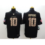 Nike Houston Texans #10 DeAndre Hopkins Salute to Service Black Limited Jersey