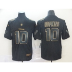 Nike Texans 10 DeAndre Hopkins Black Gold Vapor Untouchable Limited Jersey