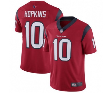 Texans #10 DeAndre Hopkins Red Alternate Men's Stitched Football Vapor Untouchable Limited Jersey